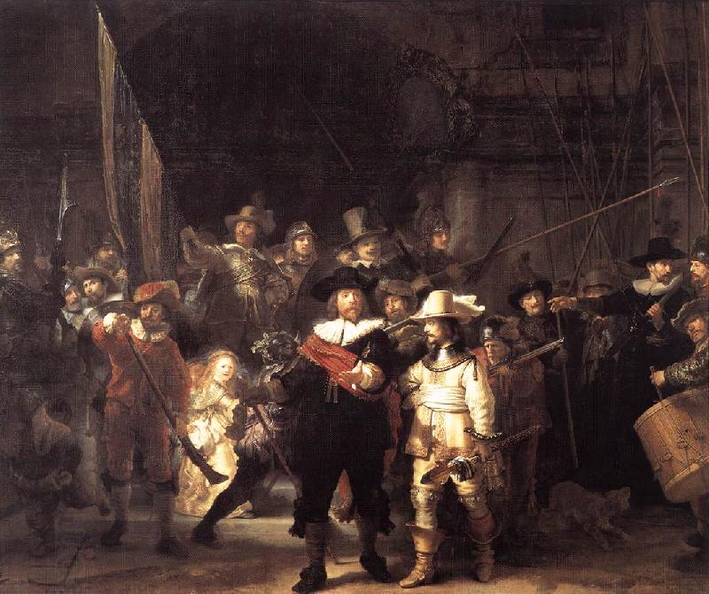 REMBRANDT Harmenszoon van Rijn The Nightwatch China oil painting art